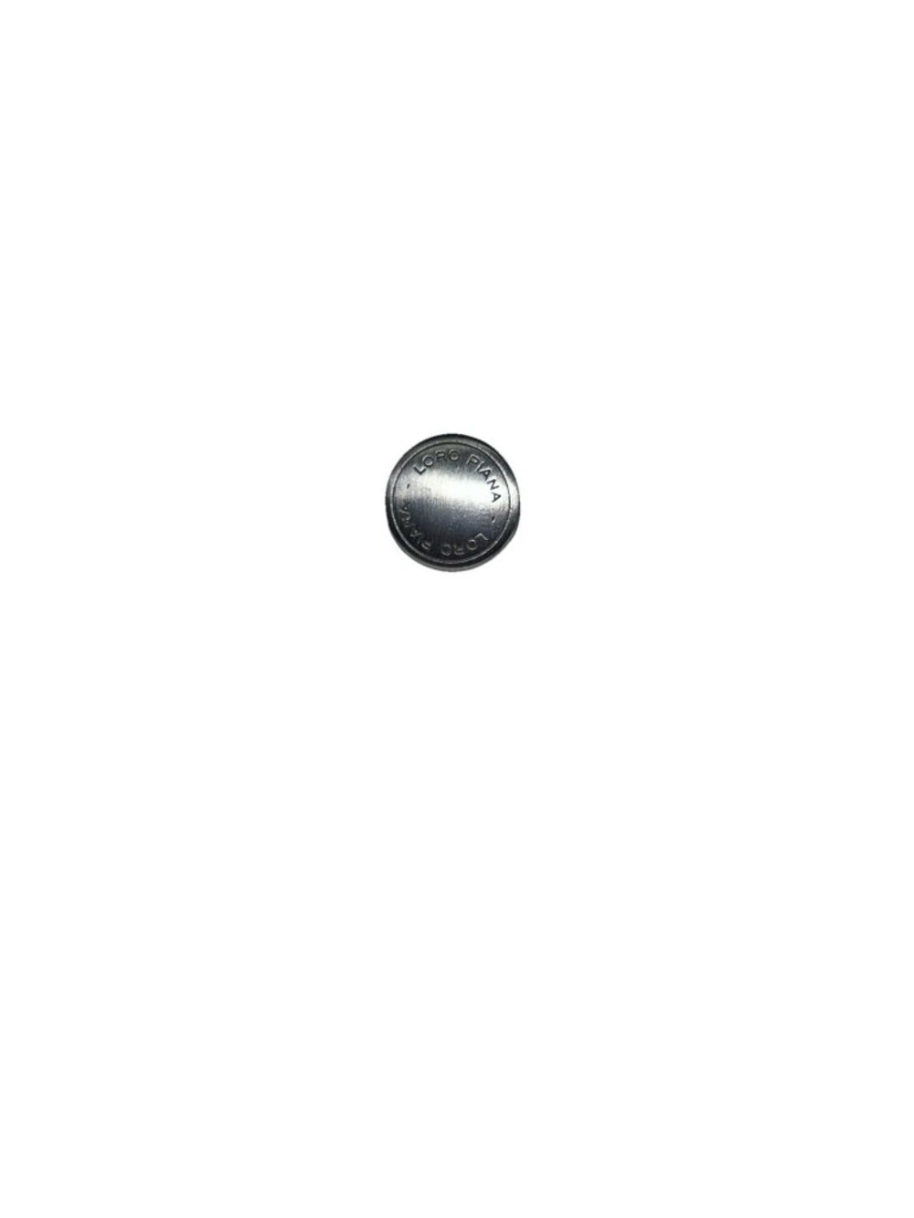 Loro Piana Silver Set Of 1 Button